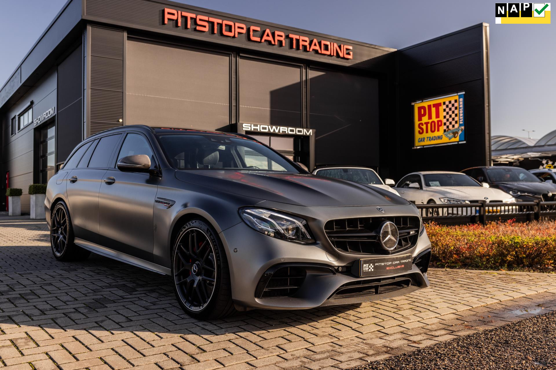 Mercedes-Benz E-Klasse Estate AMG 63 S 4MATIC+, NL auto, 612 PK, Pano, Massage, Burmester! 48884944-0.jpg | Pitstop Car Trading