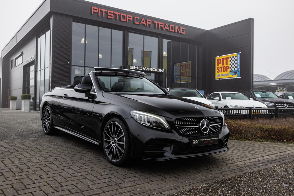 Mercedes-Benz C-Klasse Cabrio 200 AMG, Facelift, Burmester, 184pk, 19 inch! 49603676-0.jpg | Pitstop Car Trading