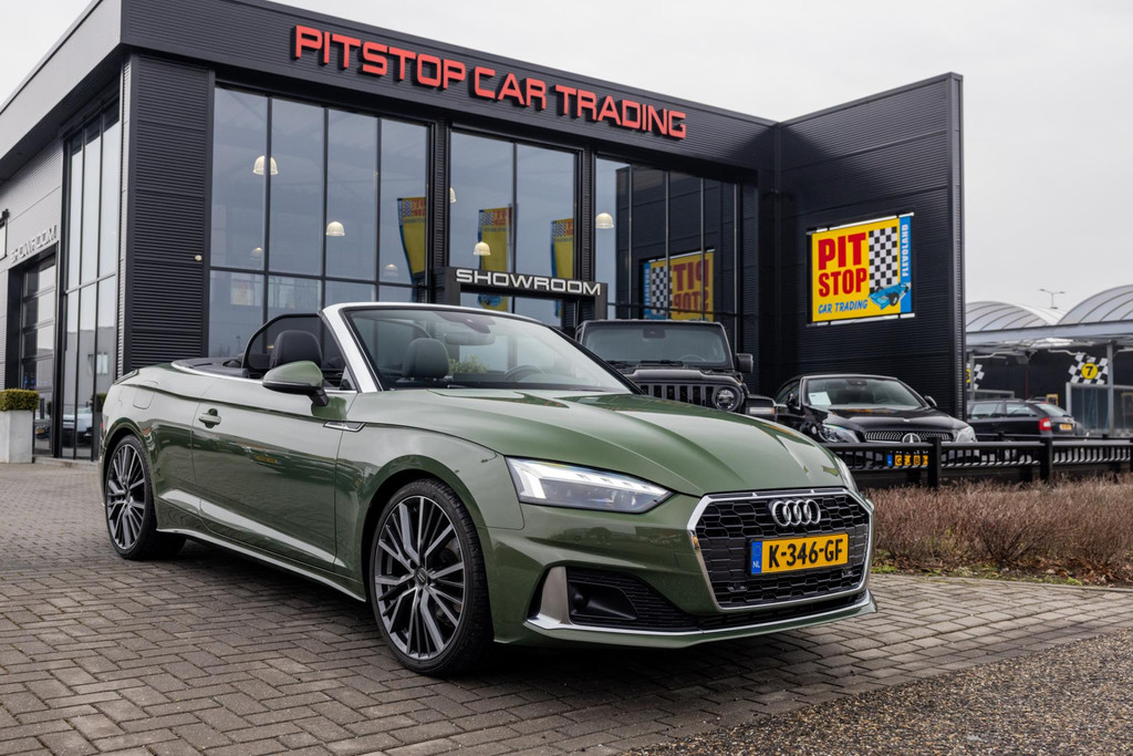 Audi A5 Cabriolet 40 TFSI S-Line, Massage, Matrix, Districtgroen metallic! 51242955-0.jpg | Pitstop Car Trading