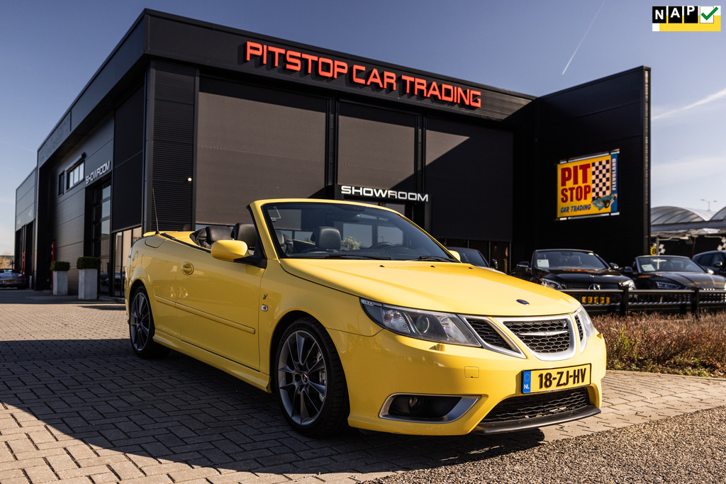 Saab 9-3 Cabrio 2.0T Aero, Monte Carlo Yellow, Memory, Hirsch Grill, NL Auto! 52238038-0.jpg | Pitstop Car Trading