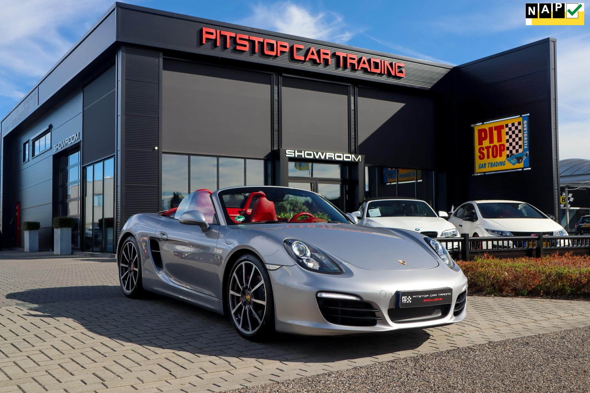 Porsche Boxster S 981 3.4 PDK, 316 PK, Chrono, Sportuitlaat, 18-weg stoelen! 47897710-0.jpg | Pitstop Car Trading