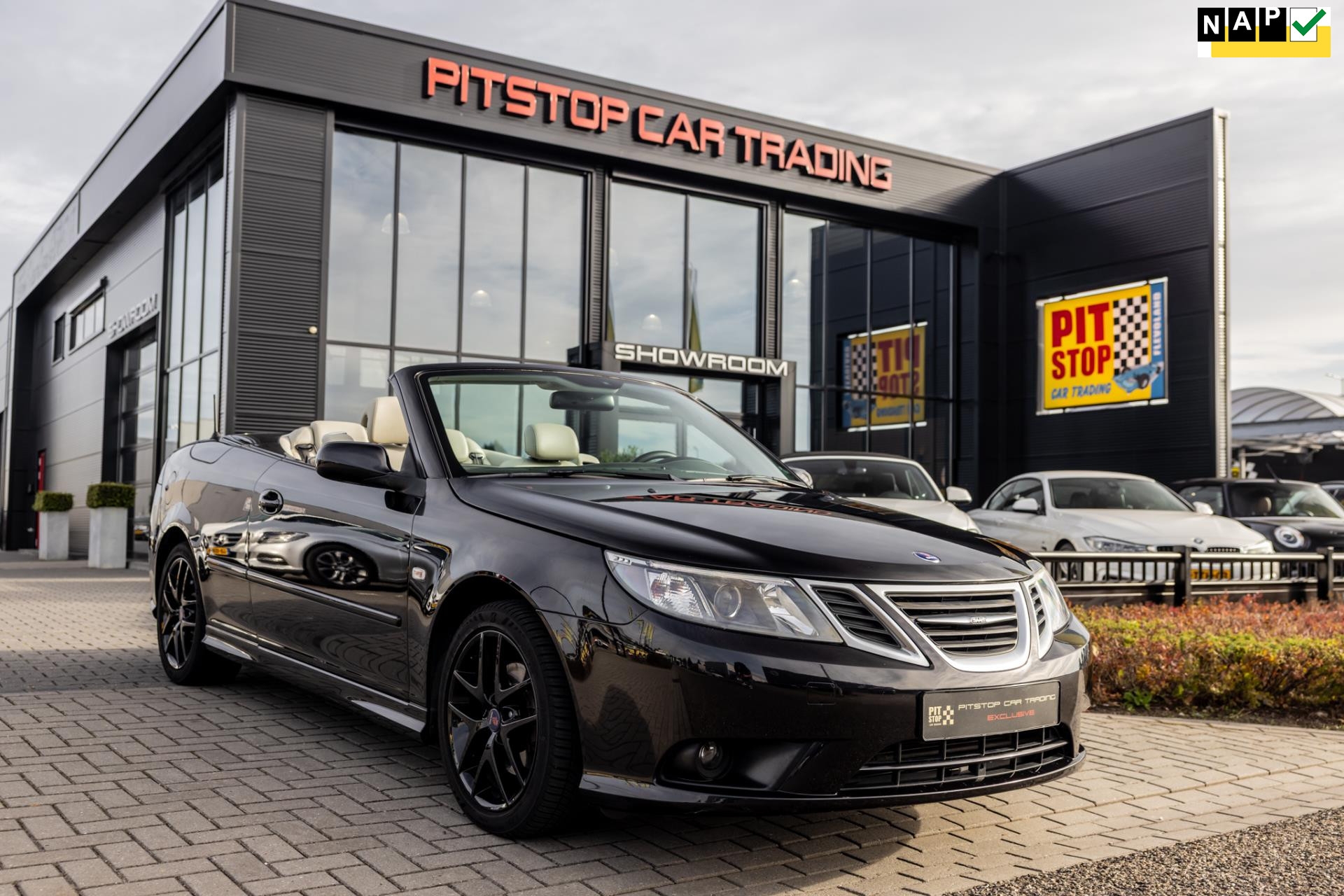 Saab 9-3 Cabrio 2.0 Vector, 200PK, Automaat, Cruise, Goed onderhouden! 48109190-0.jpg | Pitstop Car Trading